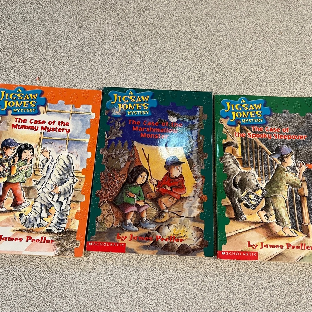 (2/$20) Scholastic Jigsaw Jones Mystery Books